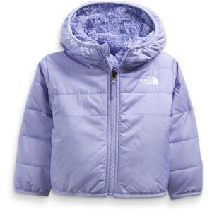 The North Face Girls Toddler Reversible Hooded Jacket Lavender Size 3-6 Months